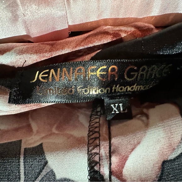 Jennafer Grace XL 2-Piece Set | Palazzo Pants + Fringe Belt Wrap Top (RARE) - Picture 8 of 11